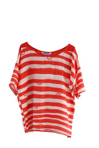 HSS12 WONDER BORDER UNWASHED PROCESS TOP - VARIOUS